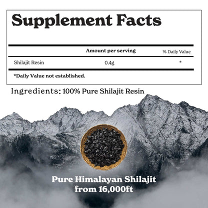 Pure Himalayan Shilajit Resin